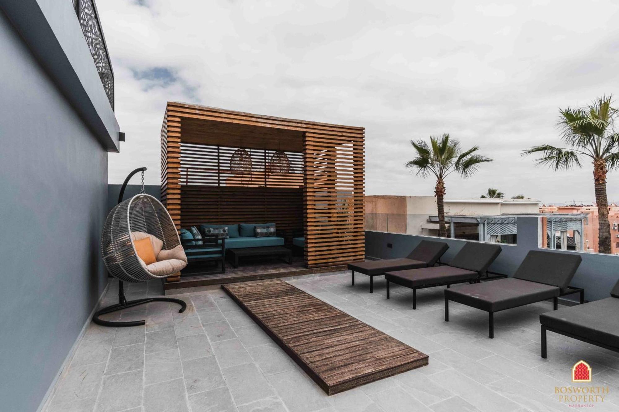 Rooftop Pool, Bright & Cozy Apartment In City Center Marrakesh Exterior photo